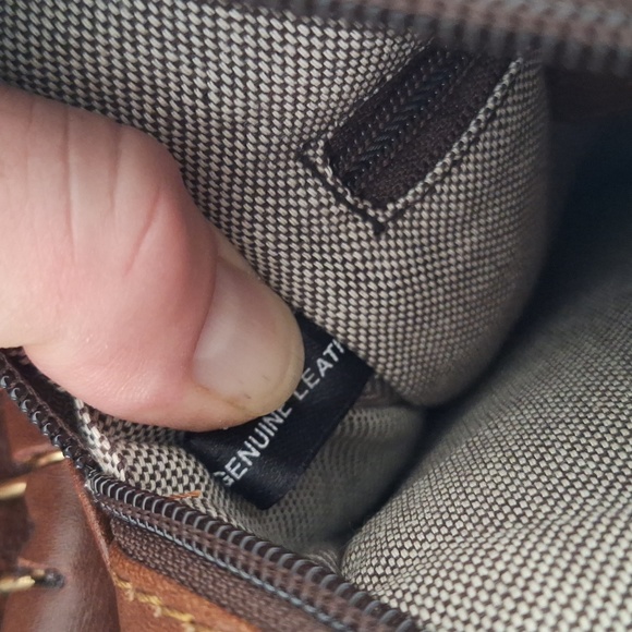 Hide Sign Leather Crossbody Messenger Bag - Picture 8 of 15